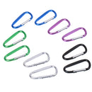 10Pcs Climbing Tent Bottles Hooks Carabiners D Shape Keychain Backpack Clasp Snap Clip