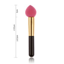 Women Pro Pink Power Brush + Pink Sponge Puff+Canvas Bag Makeup Set Cosmetic Beauty Tools Gift