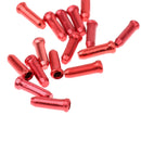 Pack of 20 Mountain Bike Brake Derailleur Shifter Cable End Cap Tips Crimp Red