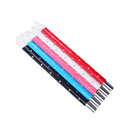 Beauty 5Pcs Nail Art Silicone Head Brushes Clay Sculpture Drawing Painting Pen Set with Rhinestone Handle