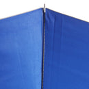 Multipurpose Two Layers Outdoor Umbrella Hat Head Cap Brolly for Fishing Camping Hiking Golf - External Silver Internal Blue