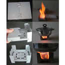 Folding Picnic Camping Ultra-light Wax Stove Burner Heater Outdoor Solid Alcohol Stove
