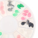 3D Nail Art DIY Glitter Decoration Stickers Chinastone Water Drop Shaped