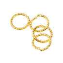 40pcs/Set 3D Nail Art Tips Rhinestones Hollow Rings Glitter Tips Decoration Manicure Wheel
