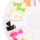 3D Nail Art Diy Diamond Decoration Stickers Resin Bow Tie Shaped