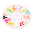 3D Nail Art Diy Diamond Decoration Stickers Resin Bow Tie Shaped