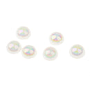 Fashion 3D Nail Art DIY Pearl Gem Glitter Decoration Beads Sticker Tips Beige Pearl Shaped