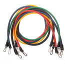 11pcs Resistance Bands Tube Set for Fitness Exercise Yoga Pilates Workout Strength Training
