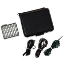 18 Compartment Fishing Tackle Box with Hooks Beads Rubber Tubes Sleeves Tool