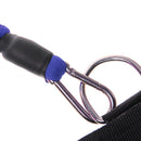 Set Of Latex Tubes + Foot Straps + Waist Belt + Storage Bag Case Cover Fitness Jump Training Supplies Blue 400mm