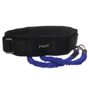 Set Of Latex Tubes + Foot Straps + Waist Belt + Storage Bag Case Cover Fitness Jump Training Supplies Blue 400mm