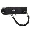 Set Of Latex Tubes + Foot Straps + Waist Belt + Storage Bag Case Cover Fitness Jump Training Supplies Black 400mm