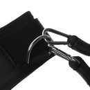 Set Of Latex Tubes + Foot Straps + Waist Belt + Storage Bag Case Cover Fitness Jump Training Supplies Black 400mm