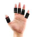 10 pcs Basketball Elastic Finger Support Protector Sleeve Wrap Black New