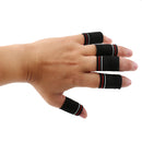 10 pcs Basketball Elastic Finger Support Protector Sleeve Wrap Black New