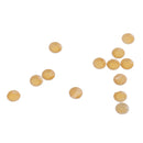 500pcs 3D Nail Art DIY Glitter Decoration Half-Solid Gold Rivet Shaped