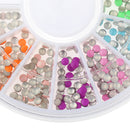 600pcs 3D Nail Art DIY Glitter Decoration Round Rivet Shaped
