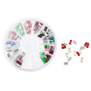 200pcs 3D Nail Art DIY Glitter Decoration Strip Rivet Shaped