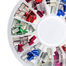 200pcs 3D Nail Art DIY Glitter Decoration Strip Rivet Shaped