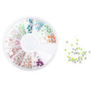 500pcs 3D Nail Art DIY Glitter Decoration Square Rivet Shaped
