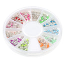 500pcs 3D Nail Art DIY Glitter Decoration Square Rivet Shaped