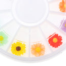 3D Nail Art DIY Glitter Decoration Stickers Chrysanthemum Shaped