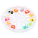 3D Nail Art DIY Glitter Decoration Stickers Chrysanthemum Shaped