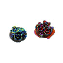 3D Nail Art DIY Glitter Decoration Stickers Round Retro Rose Shaped