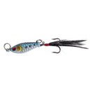 4 x Minnow Fishing Lure with Feather Tail Saltwater Freshwater Hard Swimbait