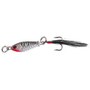 4 x Minnow Fishing Lure with Feather Tail Saltwater Freshwater Hard Swimbait
