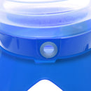 5L Outdoor Portable Collapsible Water Dispenser With Tap Beer Container Blue Camping Outing
