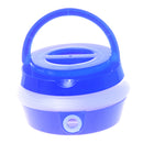 5L Outdoor Portable Collapsible Water Dispenser With Tap Beer Container Blue Camping Outing