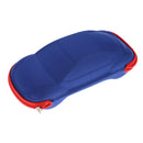 Kids Cartoon Car Shaped Sunglasses Glasses Hard Case Box Holder Zipper Colors Randomly