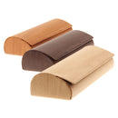 Portable Handmade Wood Grain Sunglasses Glasses Hard Protect PU Case Box Holder