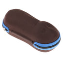 Kids Cute Cartoon Rabbit Zipper Sunglasses Eye Glasses Hard Case Box Holder Random Color