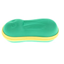 Kids Cute Cartoon Rabbit Zipper Sunglasses Eye Glasses Hard Case Box Holder Random Color
