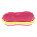 Kids Cute Cartoon Rabbit Zipper Sunglasses Eye Glasses Hard Case Box Holder Random Color