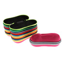Kids Cute Cartoon Rabbit Zipper Sunglasses Eye Glasses Hard Case Box Holder Random Color