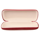 Portable Metal PU Eye Glasses Box Holder Eyeglasses Sunglass Eyewear Spectacle Storage Case Random 15.5*5.6*3.6cm