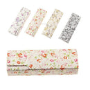 Outdoor Travel Flower Glasses Box Holder Eyeglasses Reading glasses Sunglass Eyewear Spectacle Storage Case Random