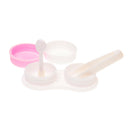 Cute Rabbit Shape Travel Contact Lens Case Pocket Size Storage Holder Container, Random Color