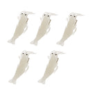 Pack of 5 Luminous Plastic Simulation Soft Shrimp Fishing Lures Baits Smell Tackle with Hook