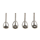 120Pcs Fishing Rod Guide Guides Tip Steel DIY Casting Eye Rings Repair Kit