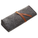 Felt Eyewear Pouch Sunglass Readers Reading Glass Soft Carry Case Black