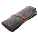 Felt Eyewear Pouch Sunglass Readers Reading Glass Soft Carry Case Black