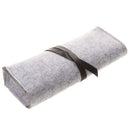 Felt Eyewear Pouch Sunglass Readers Reading Glass Soft Carry Case Grey
