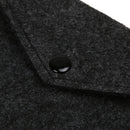 Handmade Wool Felt Glasses Case Eyeglasses Sunglasses Button Case Box Holder Pen Pouch Black