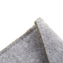 Handmade Wool Felt Glasses Case Eyeglasses Sunglasses Button Case Box Holder Pen Pouch Grey