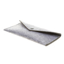 Handmade Wool Felt Glasses Case Eyeglasses Sunglasses Button Case Box Holder Pen Pouch Grey
