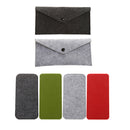 Handmade Wool Felt Glasses Case Eyeglasses Sunglasses Case Box Pen Pouch Sleeve Dark Grey